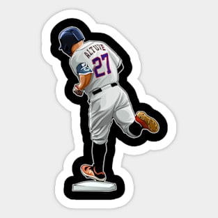 Jose Altuve #27 Round The Bases Sticker